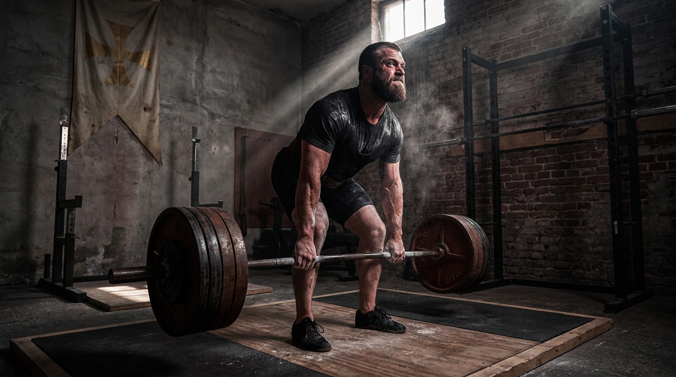 Iron Crusade — the basement gym at The Square