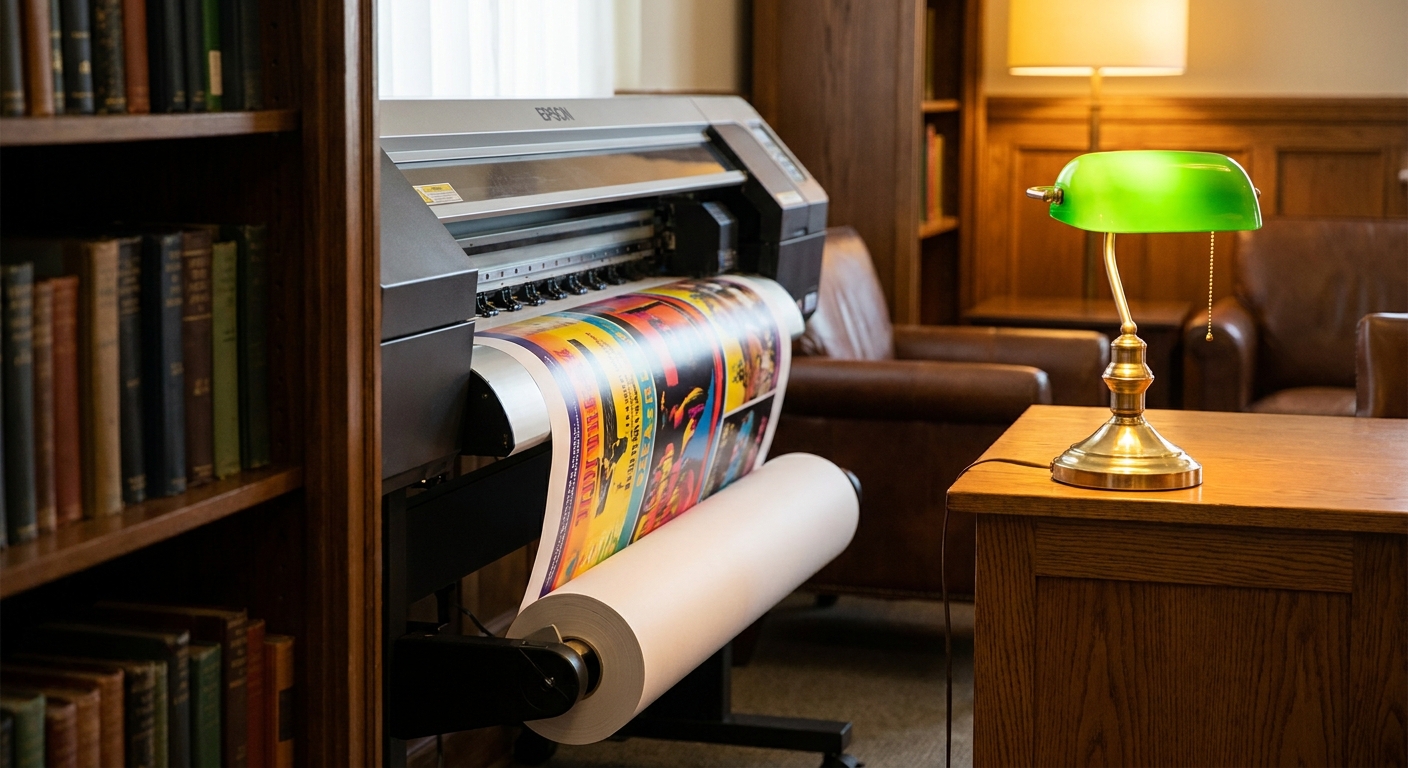 Large-format poster and banner printing